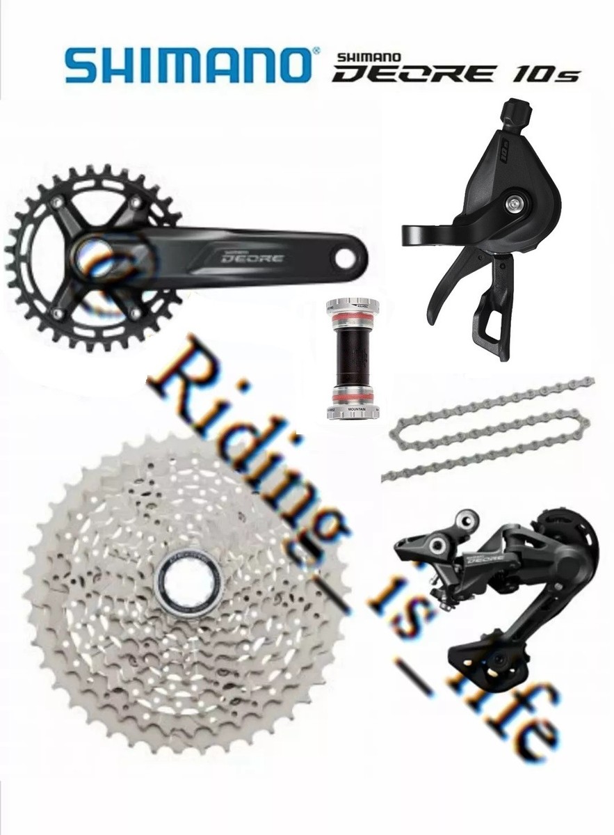 シマノ deore 4100 10速コンポセット SHIMANO Deore M4100 M5100 MTB 2x10 Speed Groupset 11-42T Cassette