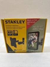 Stanley Full-Motion TV Wall Mount For 13" - 42" TV's Up to 50lbs. New Open Box 