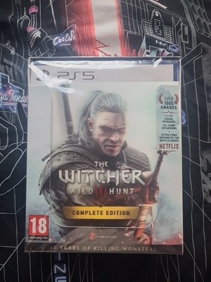 PS5 The Witcher 3 Complete Edition Steelbook Versiegelt