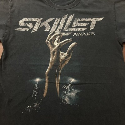 Skillet Band New Awake Hand T-Shirt Short Sleeve Black Unisex S-5XL 1V0596