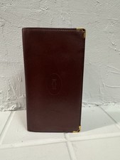 0030- Vintage Must de Cartier Leather Bifold ...