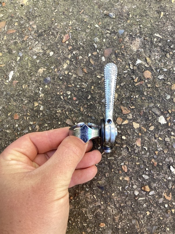 Vintage Single Campagnolo band on downtube shifter gear lever racing bicycle j2