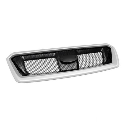 Sport Mesh Grille Satin White Pearl For 2012-2014 Subaru Impreza & Crosstrek