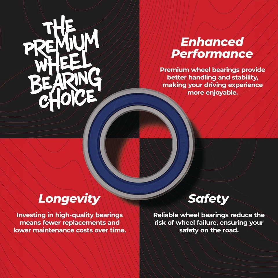 All Balls Rear Wheel Bearing Seal Kit For Honda CRF450R 02-12 CRF450X 05-12 - Image 4 of 4