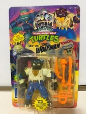 Leo As The Wolfman TMNT Universal Studios Monsters 1993 Playmates NEW