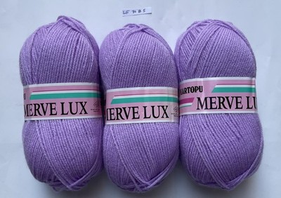 KARTOPU FARLEY HAND KNITTING YARN 100GR 100% ACRYLIC BALLS VIOLET LOT 30 # 5