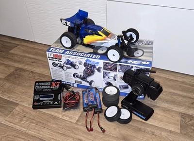 Team Associated Asso RC Buggy 1:10 B4.1 RC10 2WD Brushless RTR  OVP Zubehör