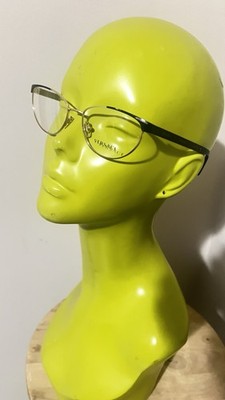 VERSACE VE1260 1456 Black/Gold 54mm Eyeglasses New Authentic No Box Or Tags