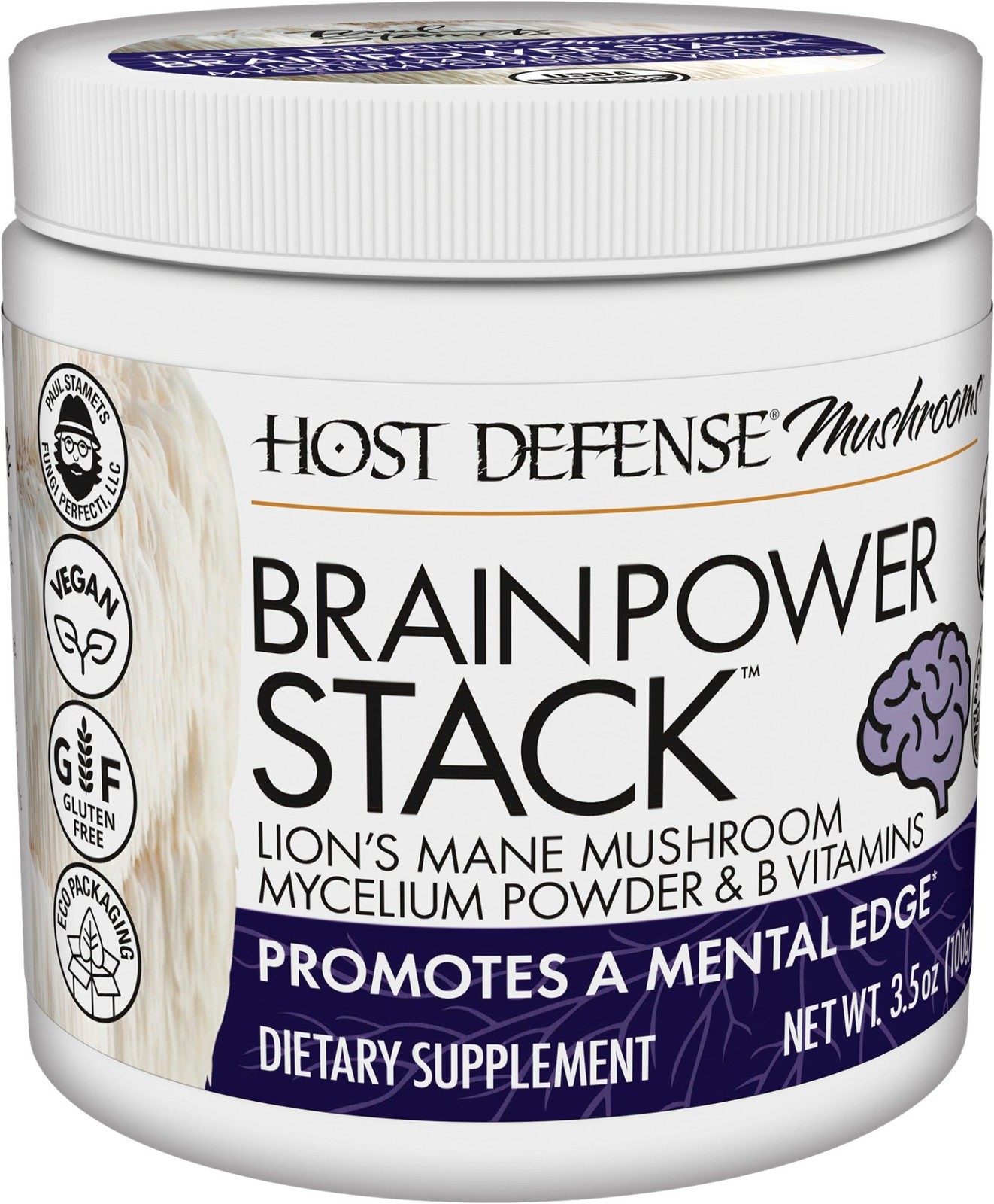 Порошок Fungi PerfectiHost Defense Brain Power Stack 35 унции 100 г 4590₽