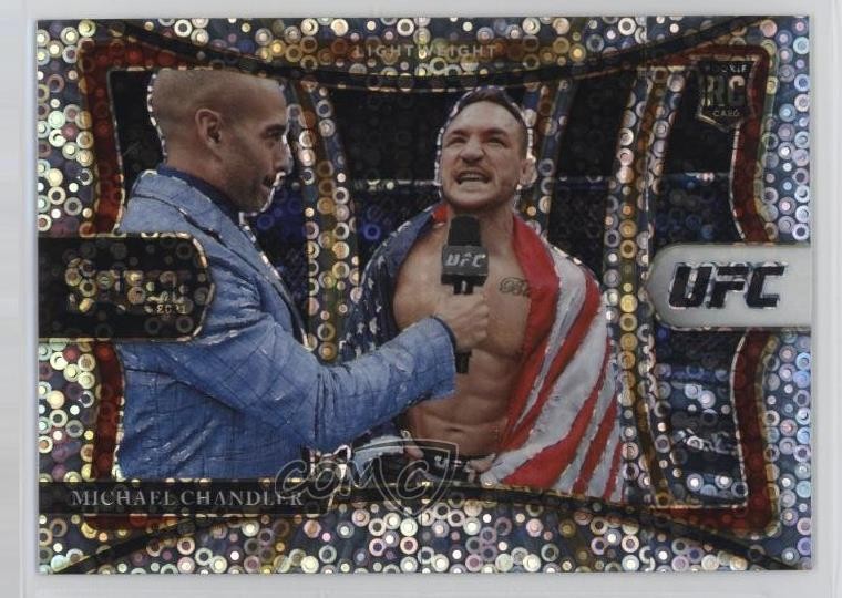 2021 Panini Select UFC Premier Level Disco Prizm Michael Chandler #183 2q0