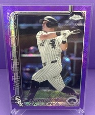 2025 ANDREW VAUGHN #235 TOPPS CHROME LOGOFRACTOR PURPLE 233/250