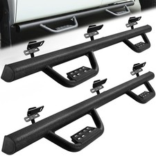 For 09-14 Ford F150 Super Crew Cab Running Boards Side Steps Nerf Bar Hoop Step