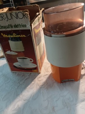 Vintage Moulinex Coffee Grinder Type 228 - 1976 - Made in France - With Box...