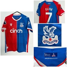 Premier League Crystal Palace Jersey Home 2023-24 Olise #7 Jersey Soccer Jersey