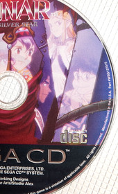 Sega Lunar: The Silver Star Sega CD Disc Only in Good Condition Rated M