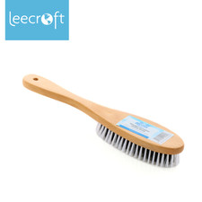 Leecroft Clothes Brush Wooden Handle Synthetic Bristle