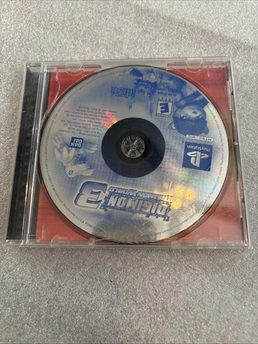 Digimon World 3 (Sony PlayStation 1, 2002) PS1 Disc Only & Case No Manual