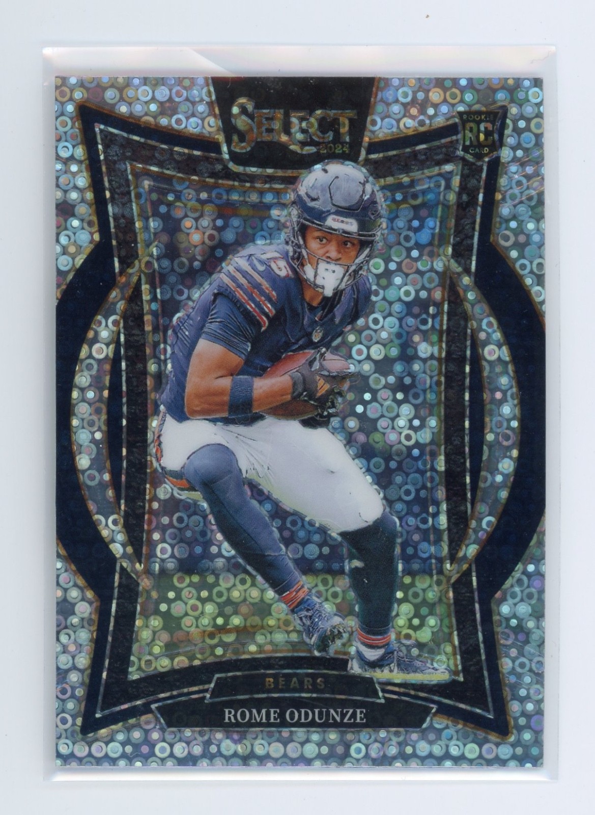 2024 Panini Select - Concourse Rome Odunze #3 Disco Prizm (RC)