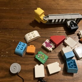 Lego Duplo Parts Lot Reindeer Children Christmas Parts Trailer More 10837