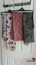 4 x Scarves (Fat Face, M & S, Parfois and Unbranded)