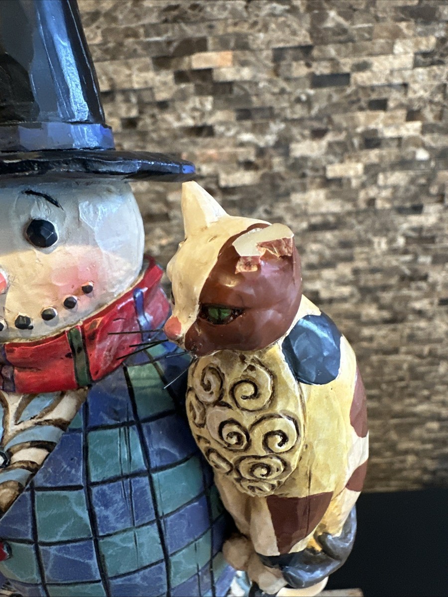Vintage Holiday Harmony Snowman Jim Shore 2005 Retired 15