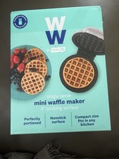 DASH WEIGHT WATCHERS MINI WAFFELEISEN Einzelportion 4" NEU IM KARTON