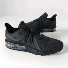Nike Air Max Sequent 3 scarpe da ginnastica running uomo UK 9,5 nero antracite 921694-010