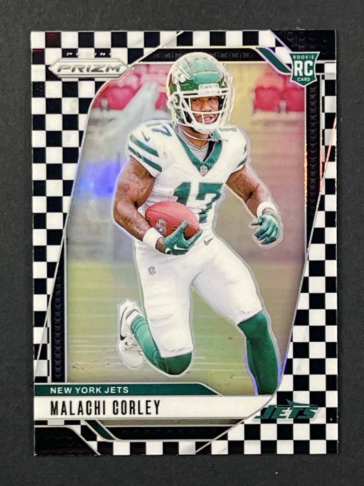 2024 Panini Prizm - Malachi Corley #369 Black & White Checkerboard Prizm (RC)
