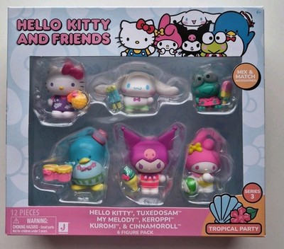 Hello Kitty And Friends 12 Pieces, With Mix & Match Accessories Tropical Party