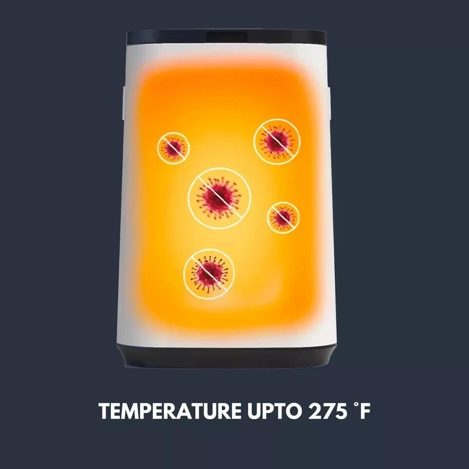 Cubo calentador de toallas caliente grande para spa, baño salón temporizador automático pantalla de lujo Foto 2 de 4