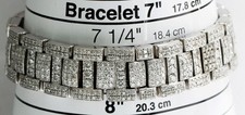 Cartier Pasha Black 38mm DIAMOND 18K White Gold Steel Automatic Date Watch 2353 5