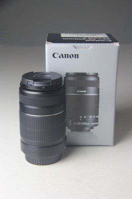 Canon EF-S 55-250mm F4-5.6 IS II Telephoto Zoom Lens Pre-Owned w/ Original Box