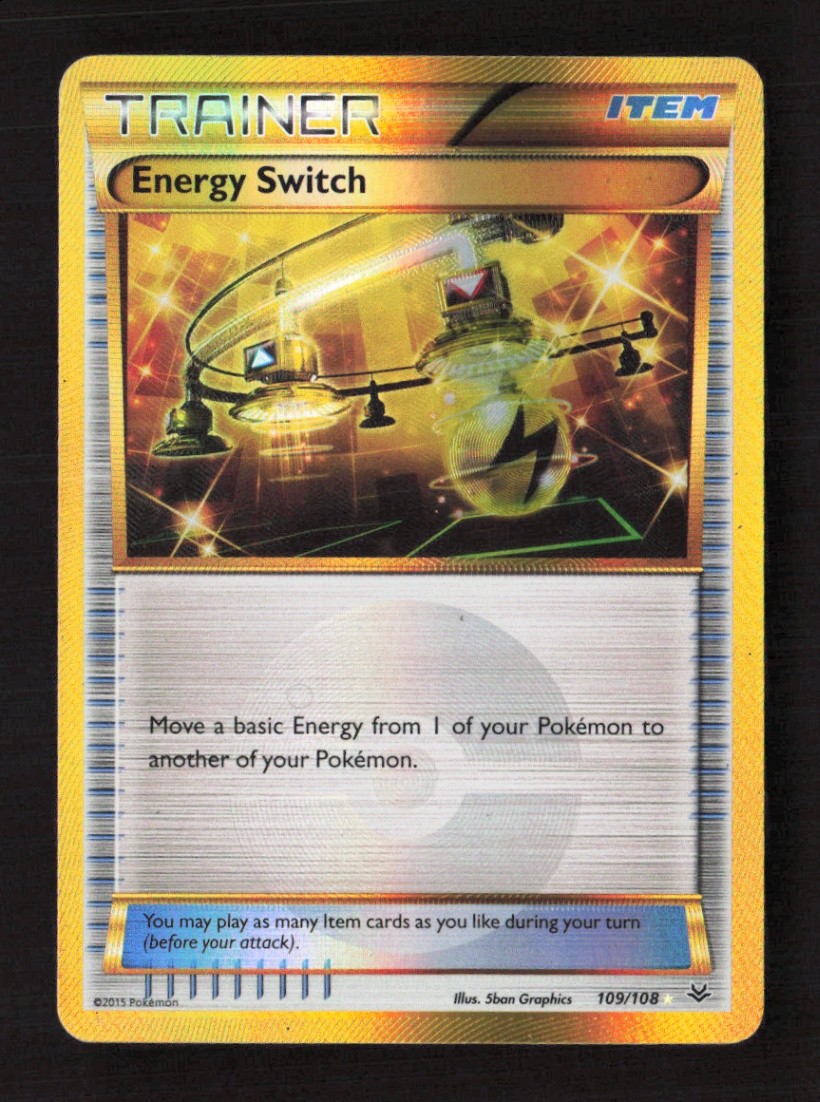 Energy Switch Secret Rare Holo XY - Roaring Skies 109/108 NM Pokémon TCG