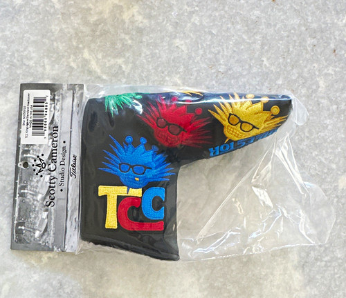 Scotty Cameron TCC The Crown Putter Headcover Leather Black/Multicolor 1pc