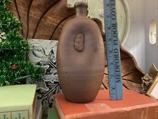 Vintage Japanese Bizen Ware Tokkuri Sake Bott...