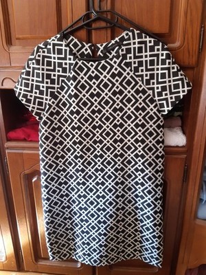 Zara basic Kleid Muster S