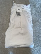 UNIQLO :C Barrel Pants Medium M White Natural Wide 484875 NWT Mens