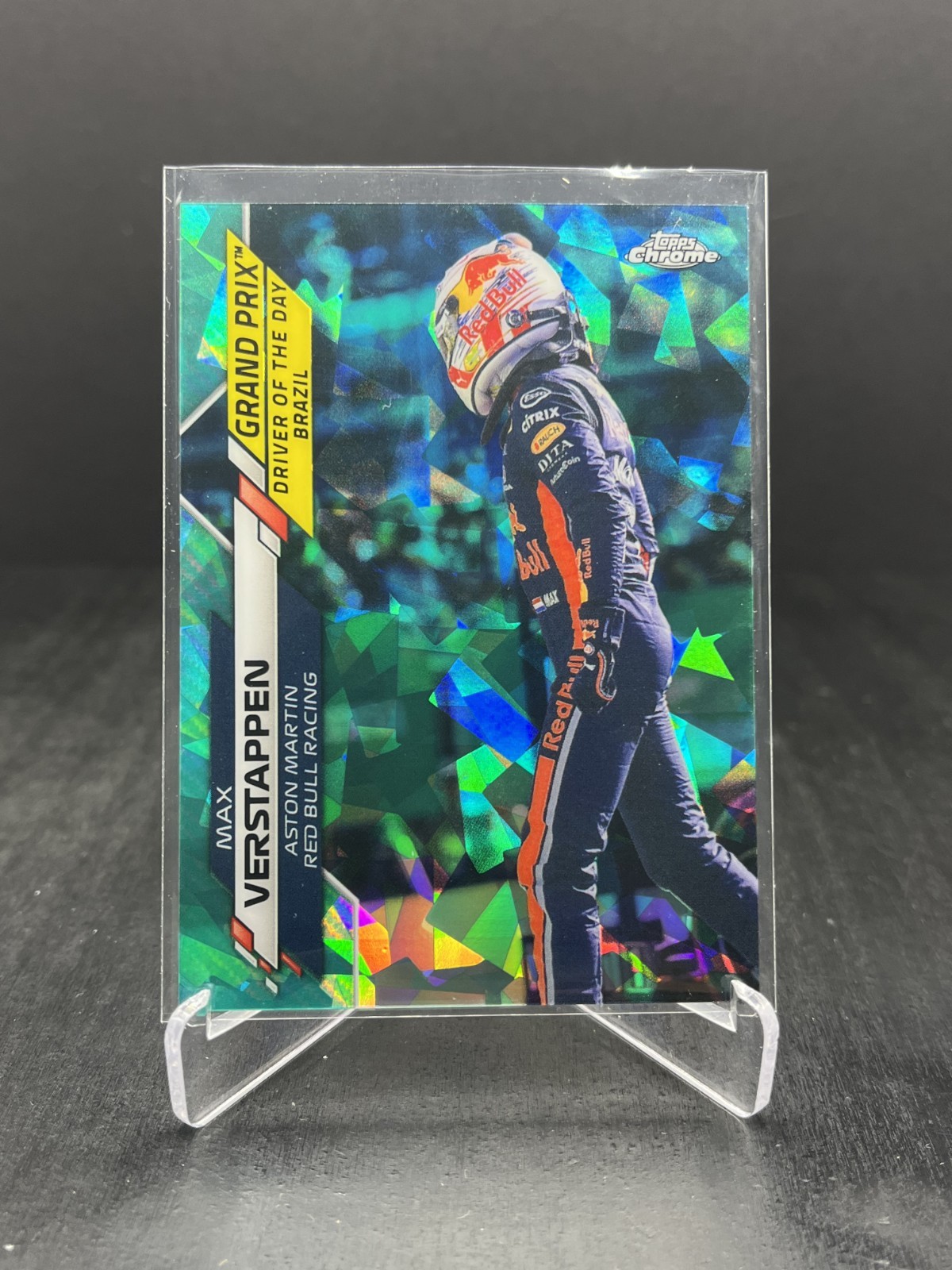 2020 Topps Chrome Sapphire Formula 1 F1 Max Verstappen Aqua 79/99 #173