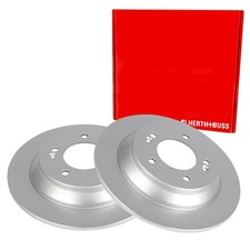 2x HERTH+BUSS 284mm BREMSSCHEIBEN HINTEN passend für HYUNDAI KONA KIA CARENS CER