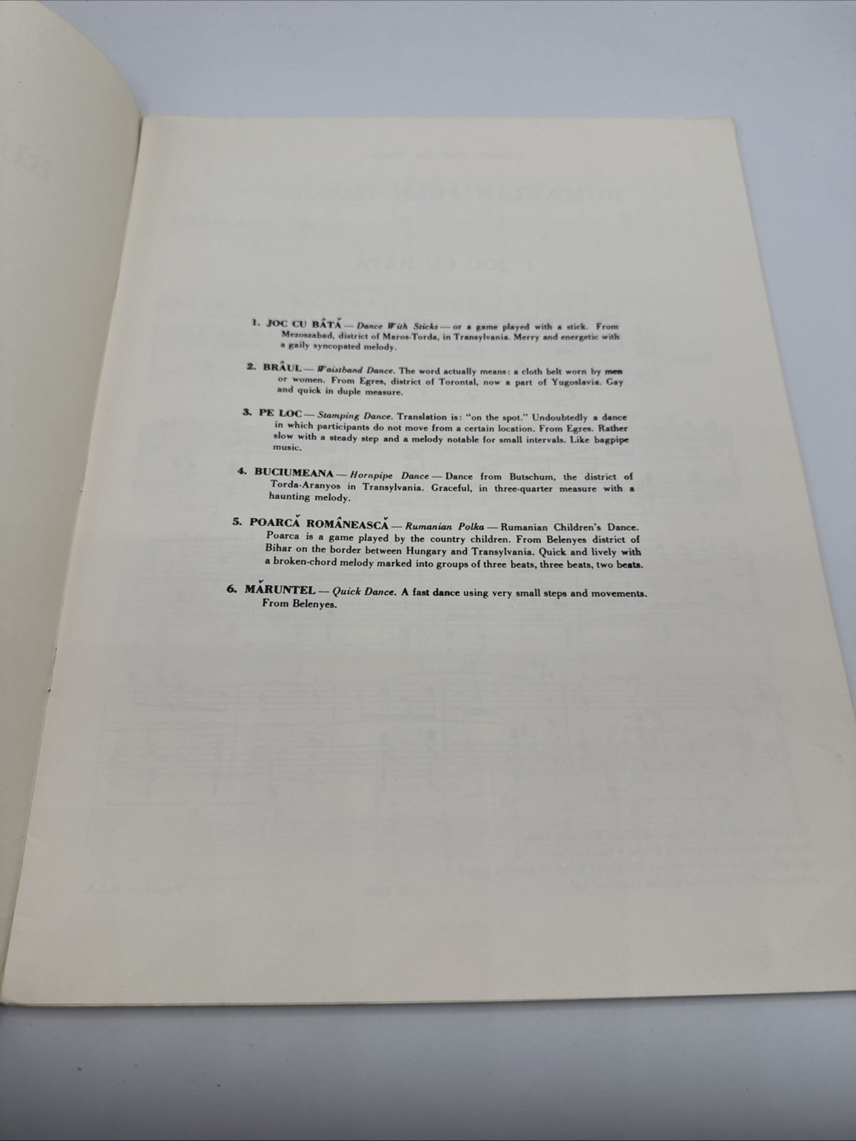 Rumanian Folk Dances di Bela Bartok Pianoforte Solo Spartiti Boosey & Hawkes 1945 foto 4