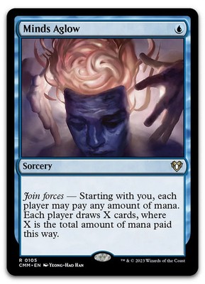 x2 copies Minds Aglow #105 (NM) Commander Masters CMM Magic MTG pack fresh