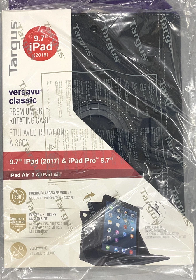 Targus Custom Fit Case for iPad Air, iPad Air2 and 9.7-inch iPad Pro-THZ648US - Image 3 of 3