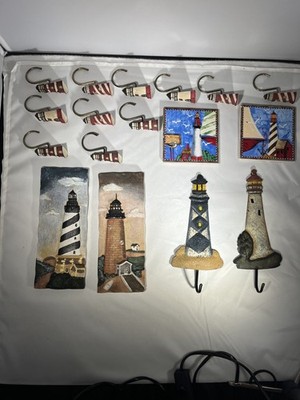 Rare vintage Lighthouses , hangers, metal, ceramic, coasters V2