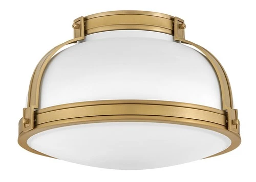 Hinkley Lighting 46351 Barton 2 Light 15"W Flush Mount Ceiling - Black / - Picture 5 of 12