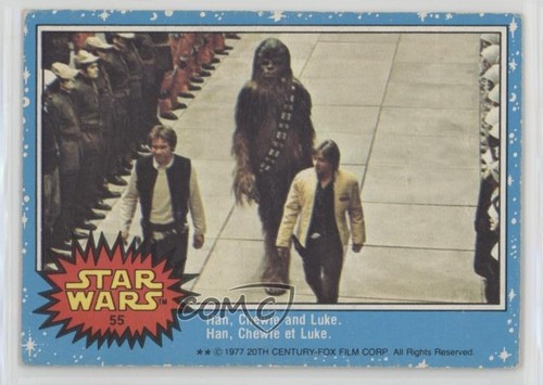 1977 OPC Star Wars #55 Han, Chewie and Luke
