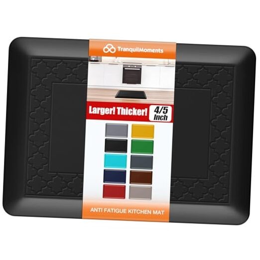 4-5 Inch Thick Non-Slip Anti-Fatigue Kitchen Floor Mat for Comfort