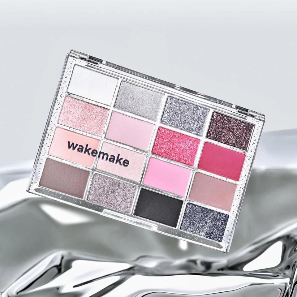 WAKEMAKE Soft Blurring Eye Palette 14g #27 Silver Crush Blurring 2025 F/W K-Beau - Image 2 of 4