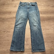 AYR The Pop Jeans Womens 28 Blue Denim Bootcut Stretch Classic Quiet Luxury USA