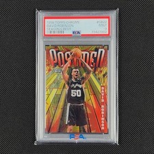 1998 Topps Chrome Season's Best #SB22 David Robinson PSA MINT 9