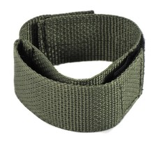 Raine Military Covered Watchband, 1 1/2 inch or 2 1/4 inch, Foliage Green